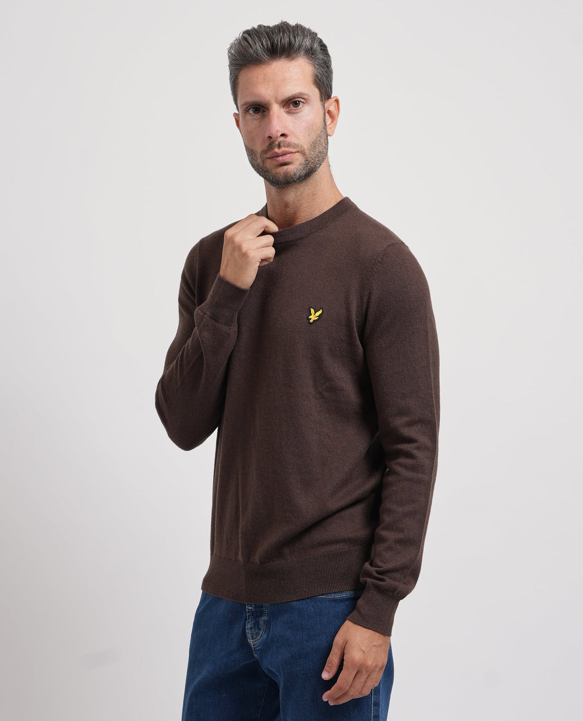Maglione uomo Lyle & Scott con logo 