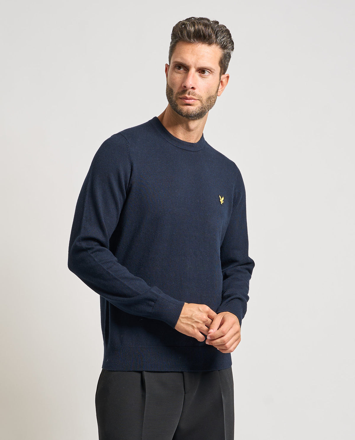 Maglione uomo Lyle & Scott con logo 