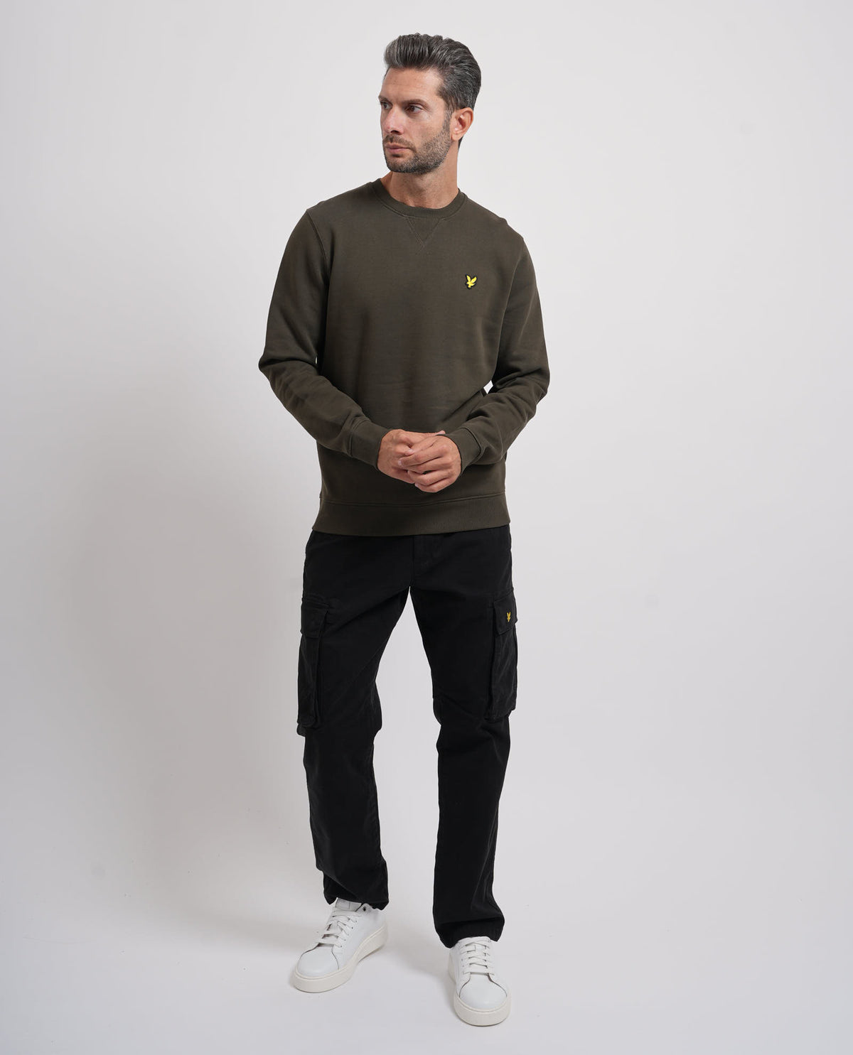 Felpa uomo Lyle & Scott basic girocollo 