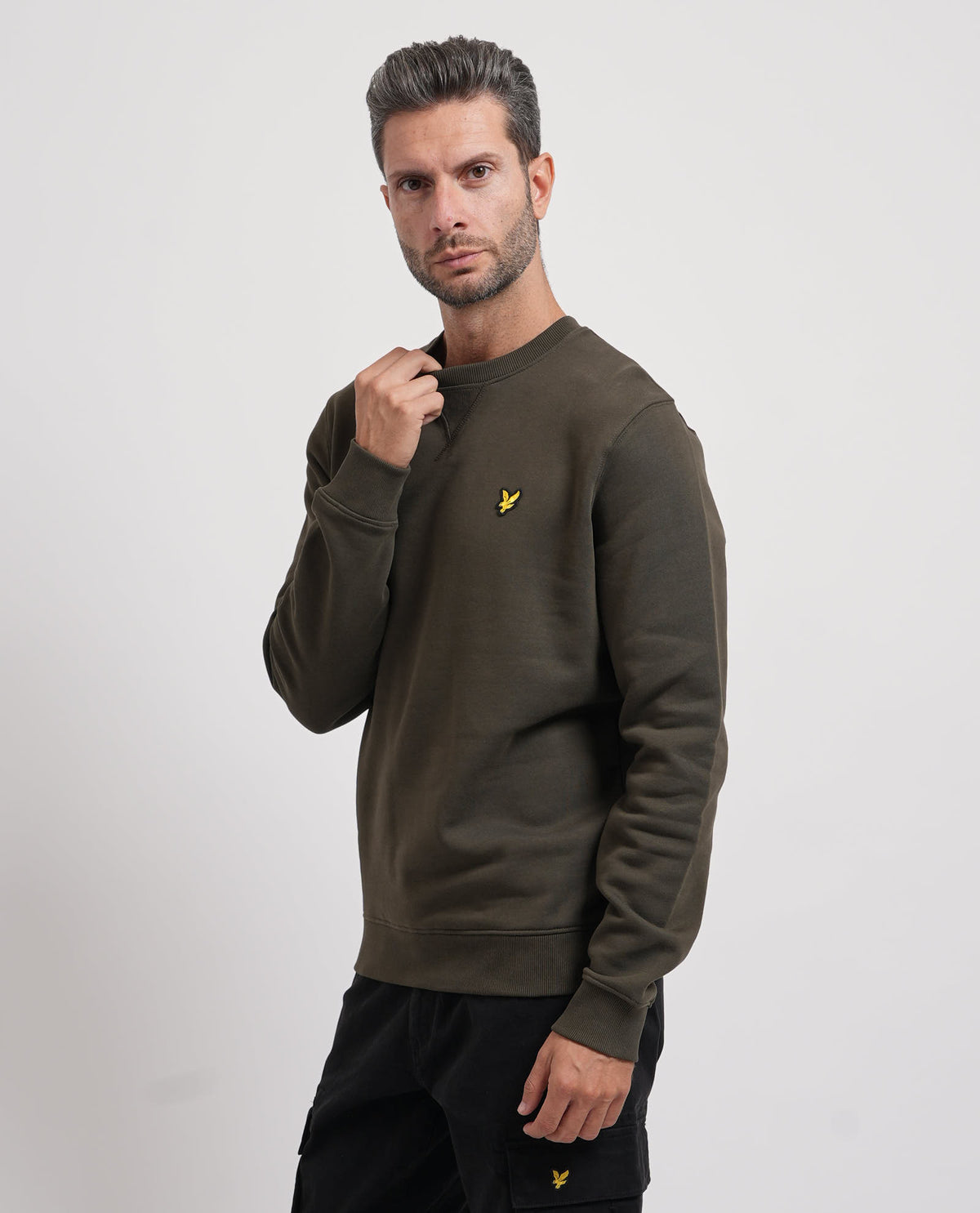 Felpa uomo Lyle & Scott basic girocollo 