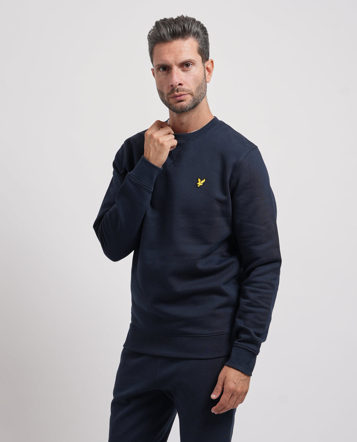 Felpa uomo Lyle & Scott basic girocollo 
