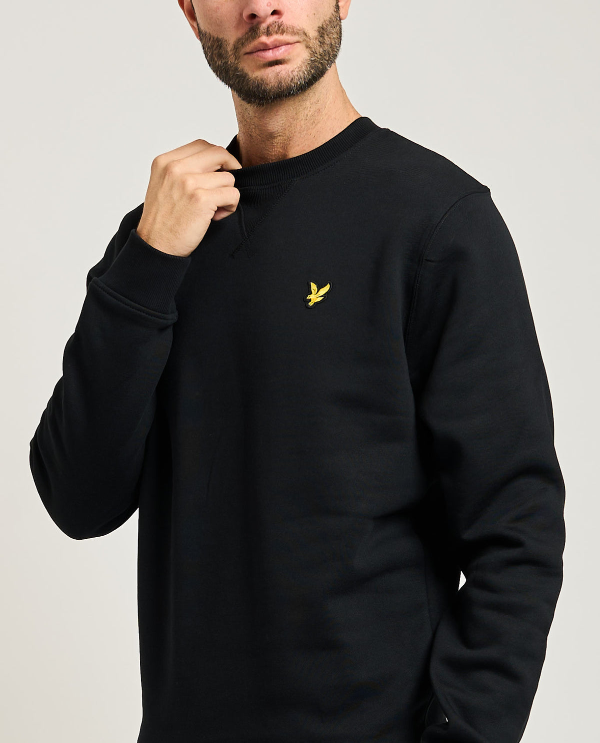 Felpa uomo Lyle & Scott basic girocollo<BR/> 