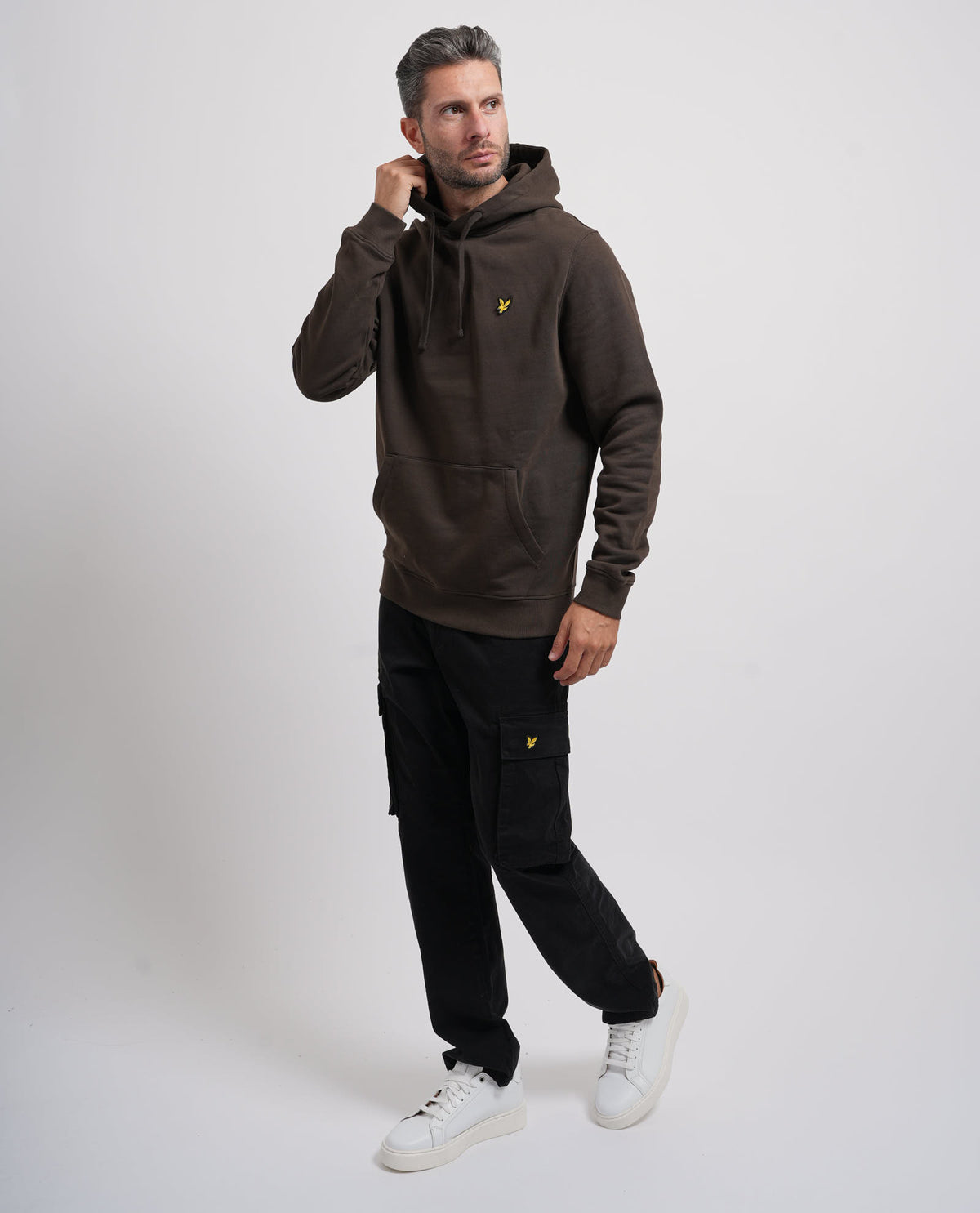 Felpa uomo Lyle & Scott con cappuccio 