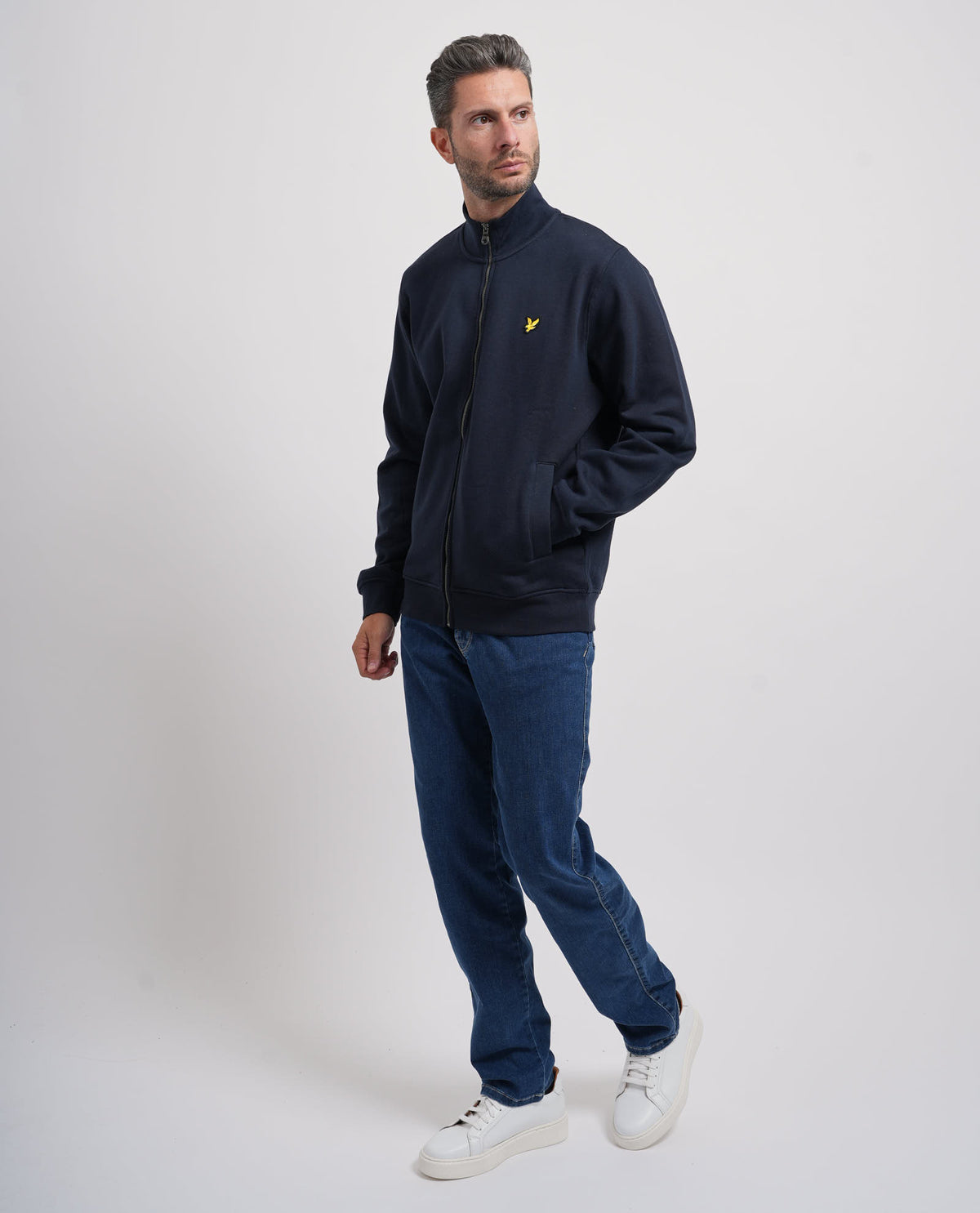 Felpa uomo Lyle&Scott a collo alto 