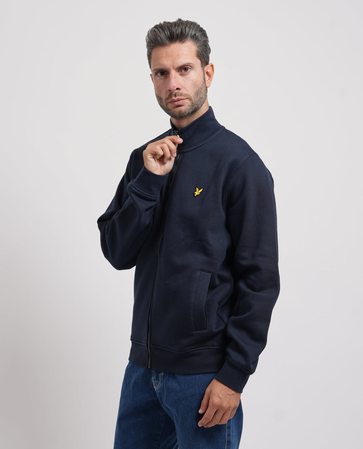 Felpa uomo Lyle&Scott a collo alto 