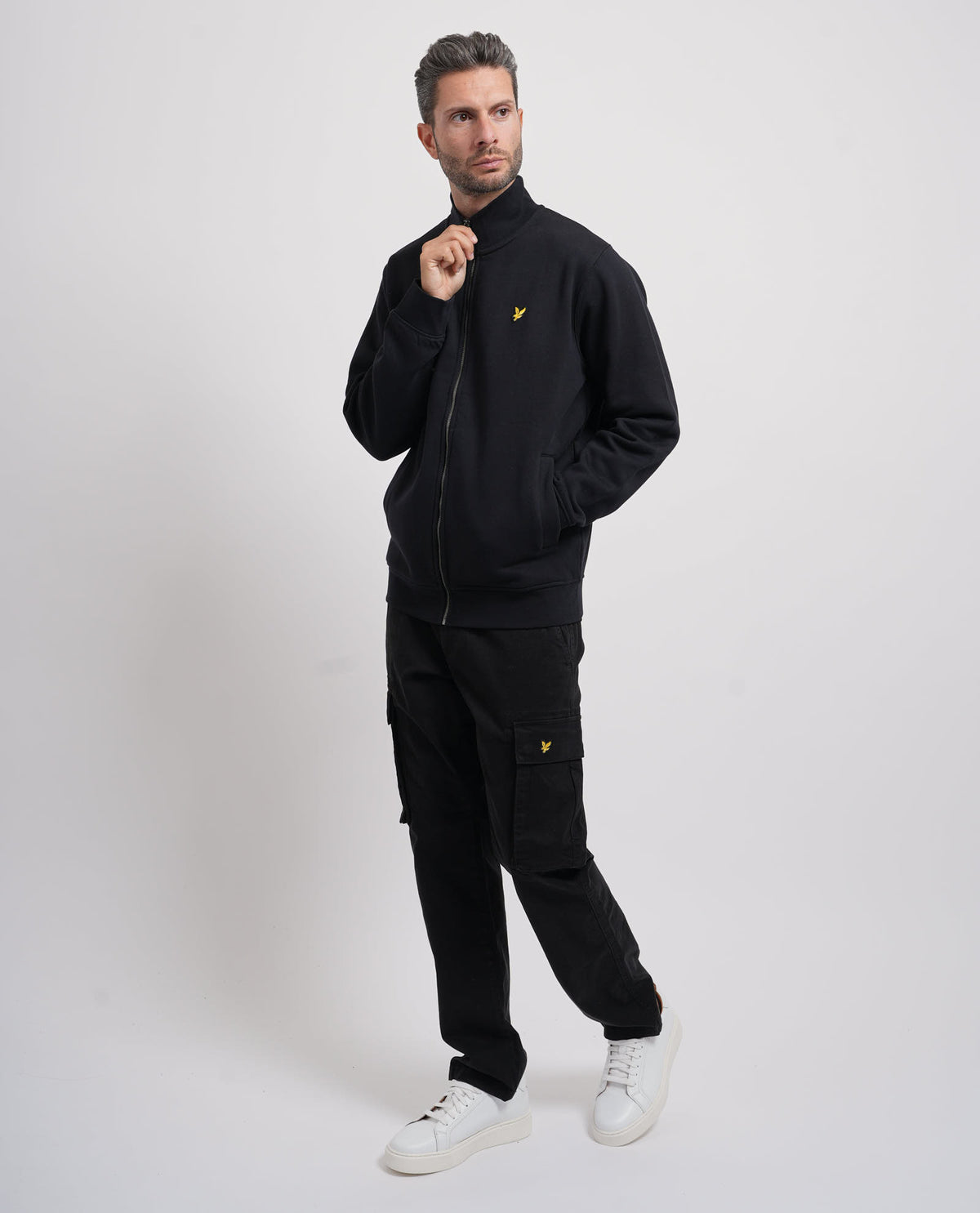 Felpa uomo Lyle&Scott a collo alto 