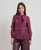 Camicia con fiocco MDM donna