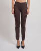 Pantaloni donna MDM slim fit con risvolto