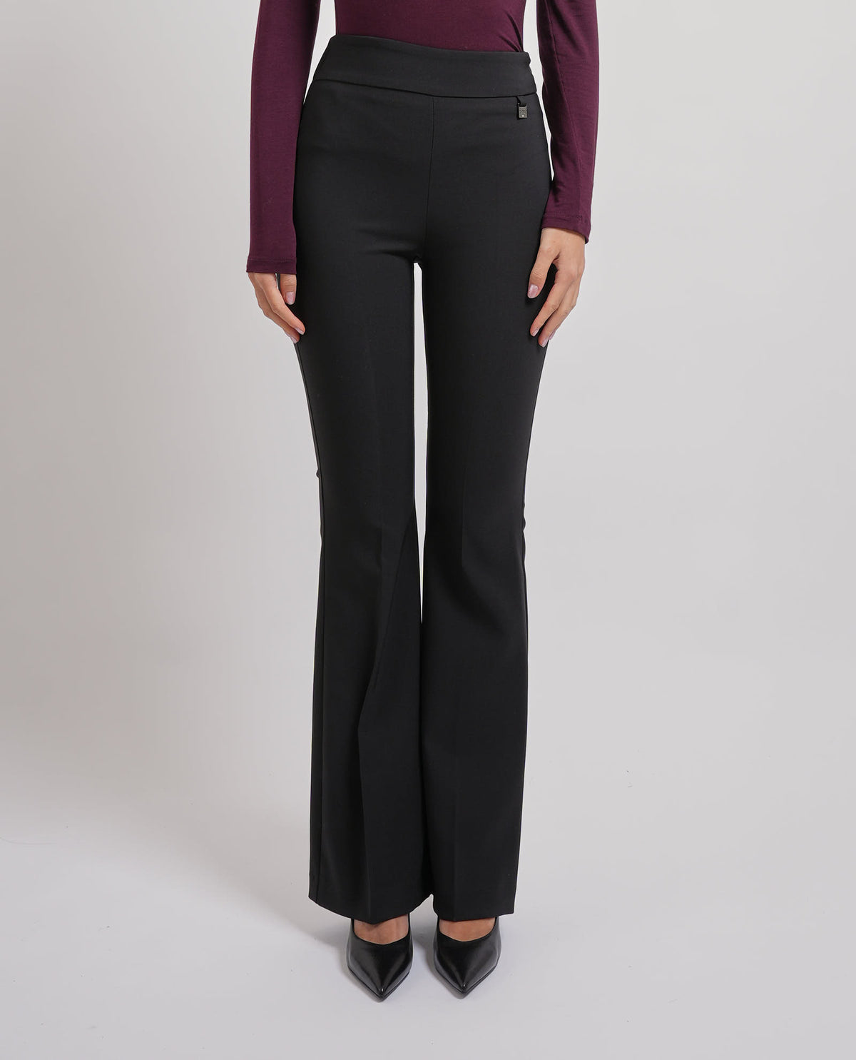 Pantaloni donna MDM con elastico in vita 