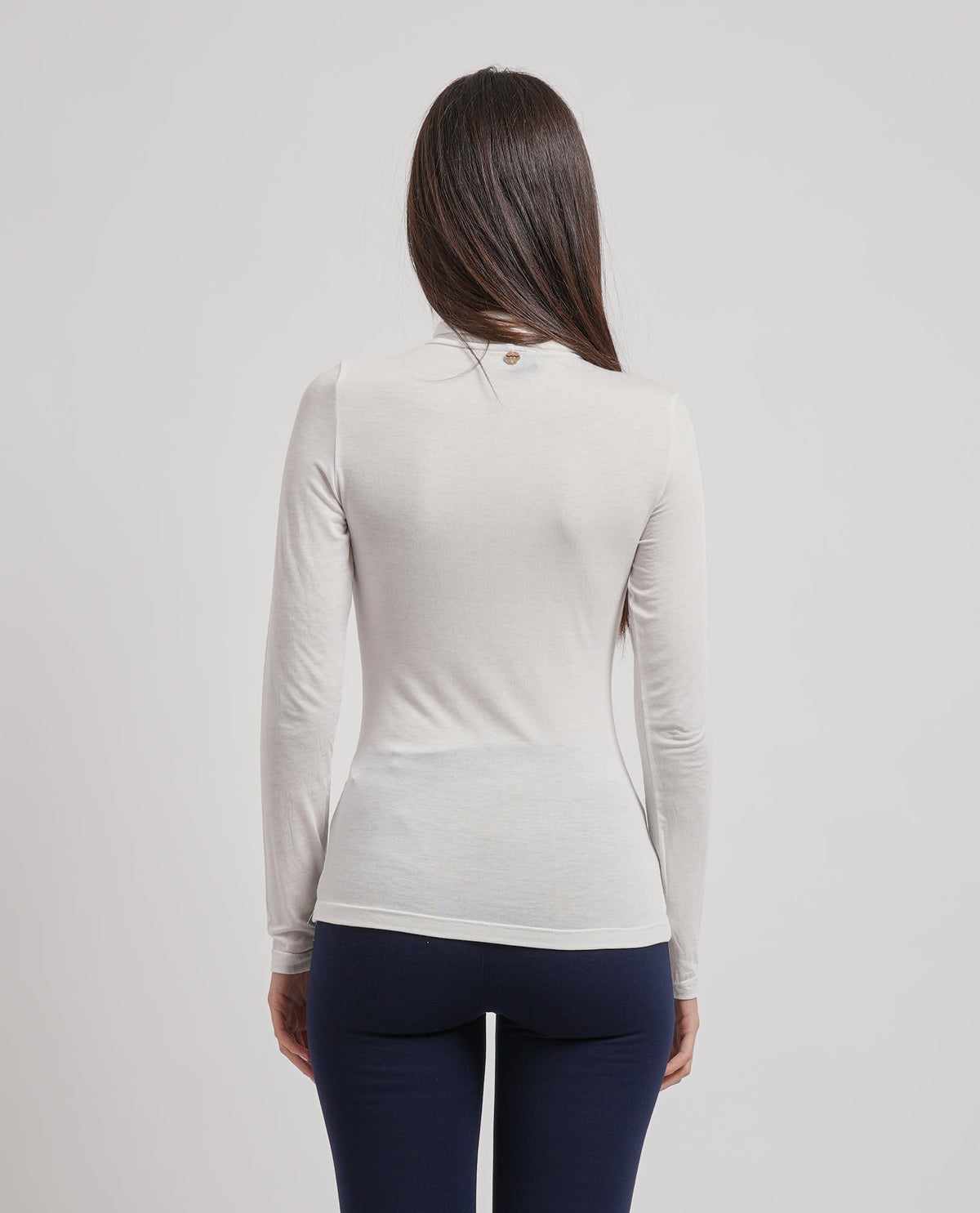 Maglia a collo alto MDM donna in cotone 