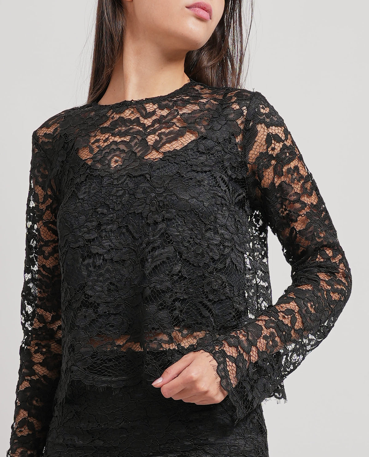 Camicia in pizzo Manila Grace con canotta 