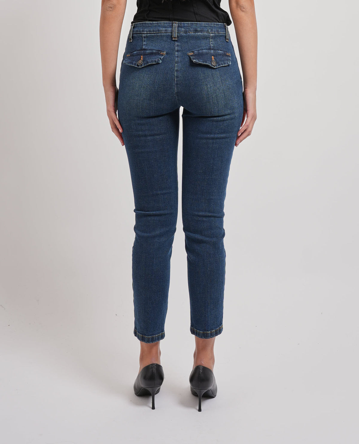 Jeans Skinny Dark Blue Manila Grace 