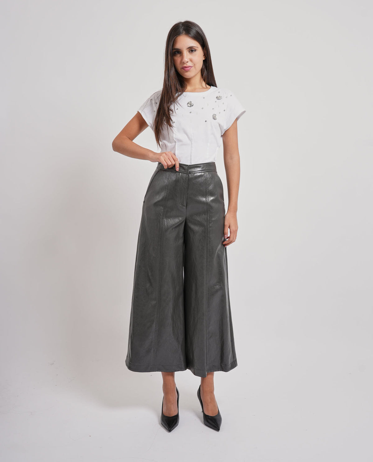 Pantaloni donna Manila Grace con fondo ampio 