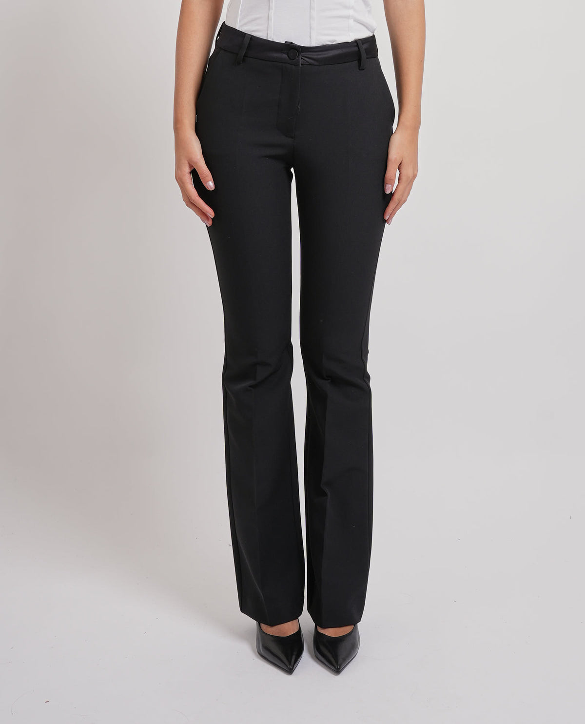 Pantaloni donna Manila Grace a gamba dritta 