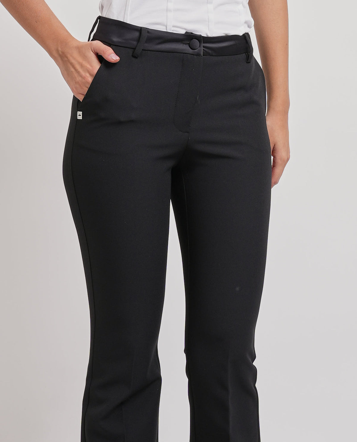 Pantaloni donna Manila Grace a gamba dritta 