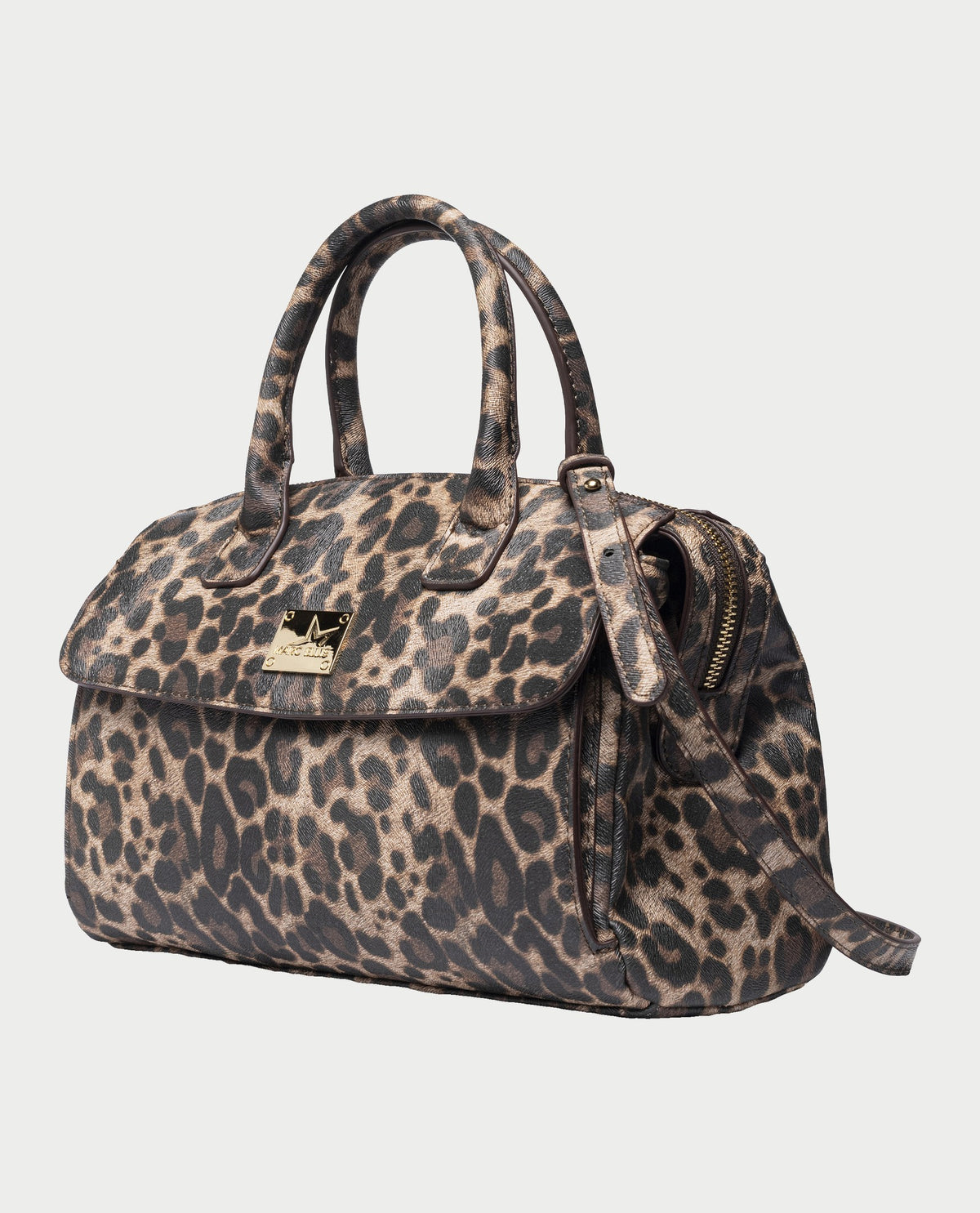 Borsa a mano Marc Ellis Alysa marrone leopardato 