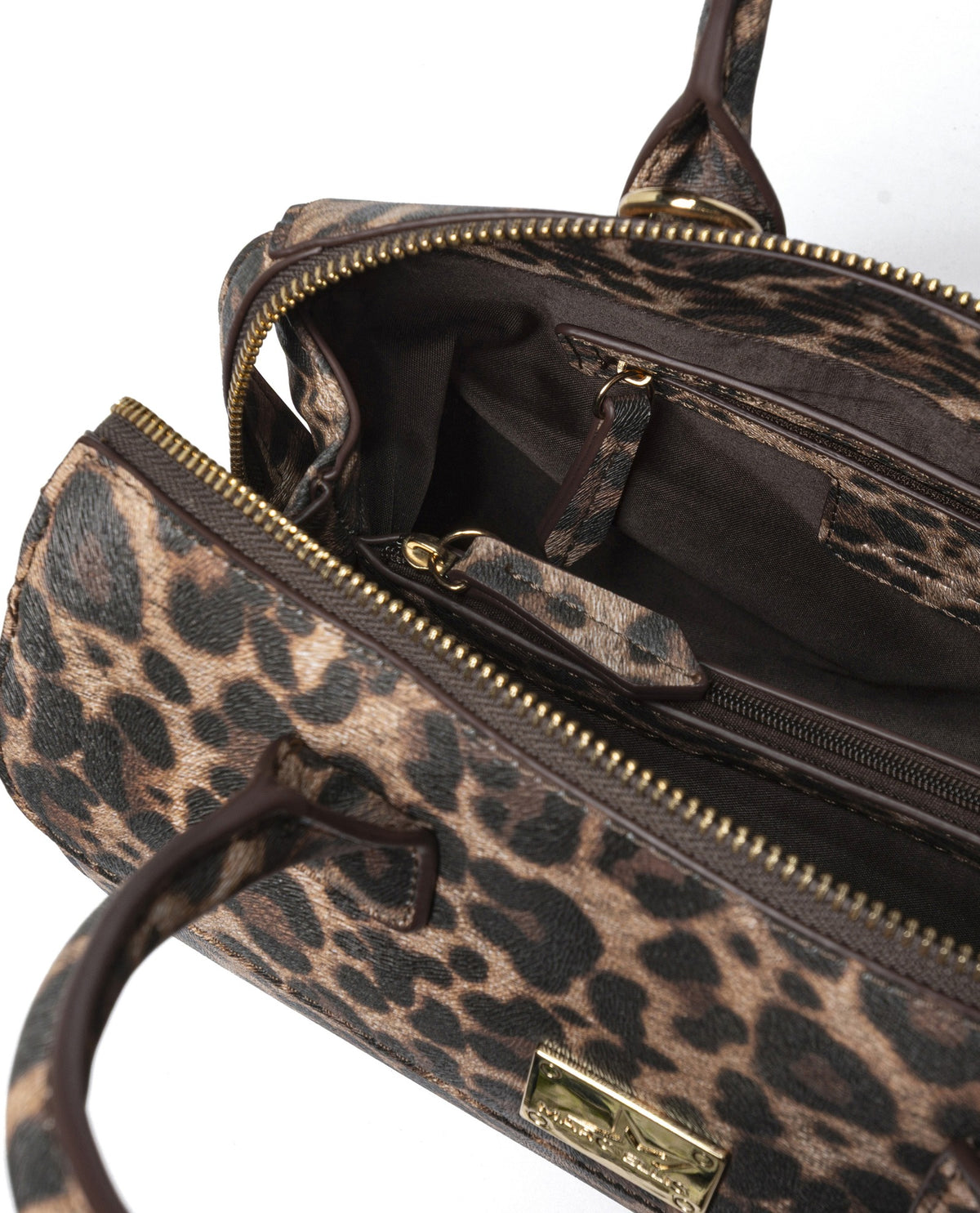 Borsa a mano Marc Ellis Alysa marrone leopardato 