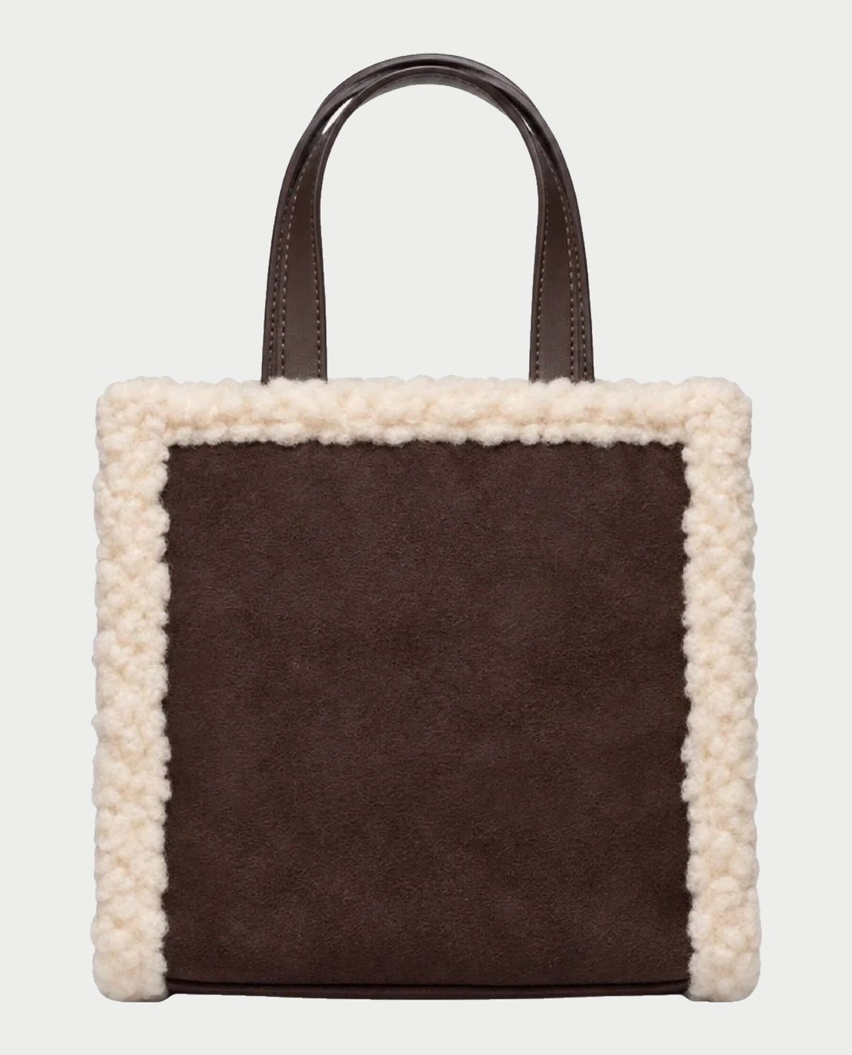 Borsa donna Marc Ellis con bordi effetto pelliccia e doppi manici<BR/> 