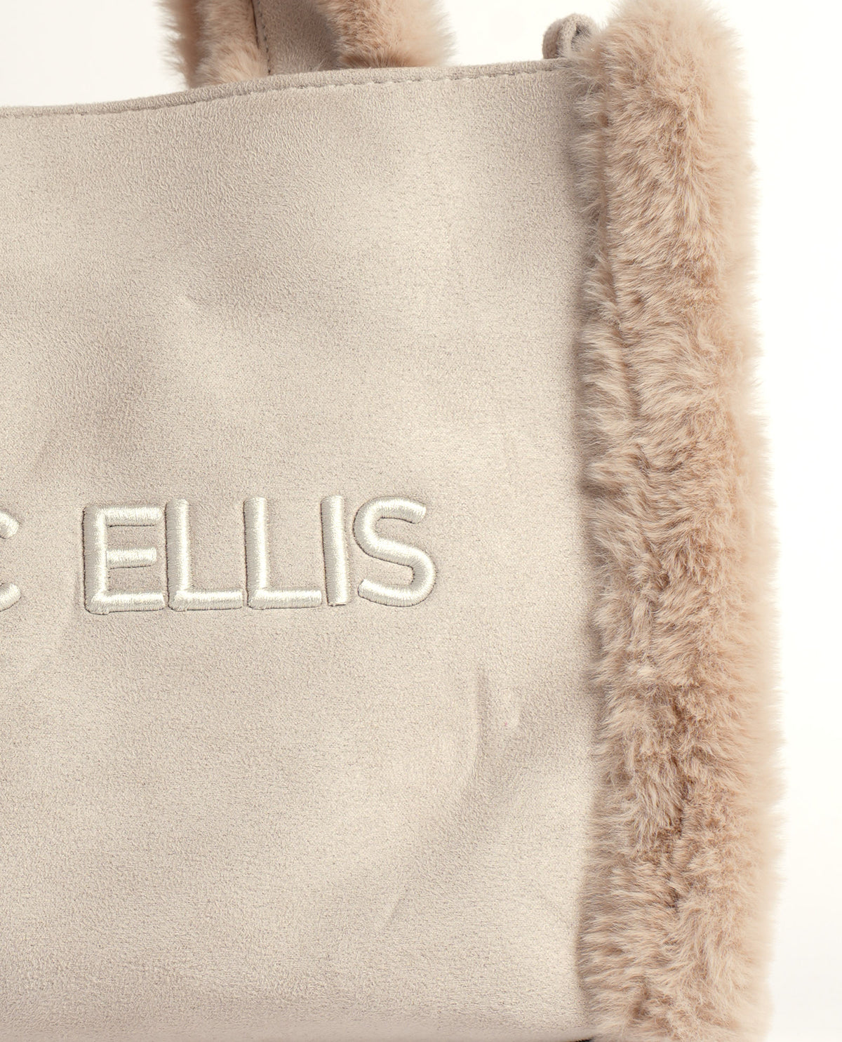 Borsa donna Marc Ellis con bordi soffici in ecopelliccia 