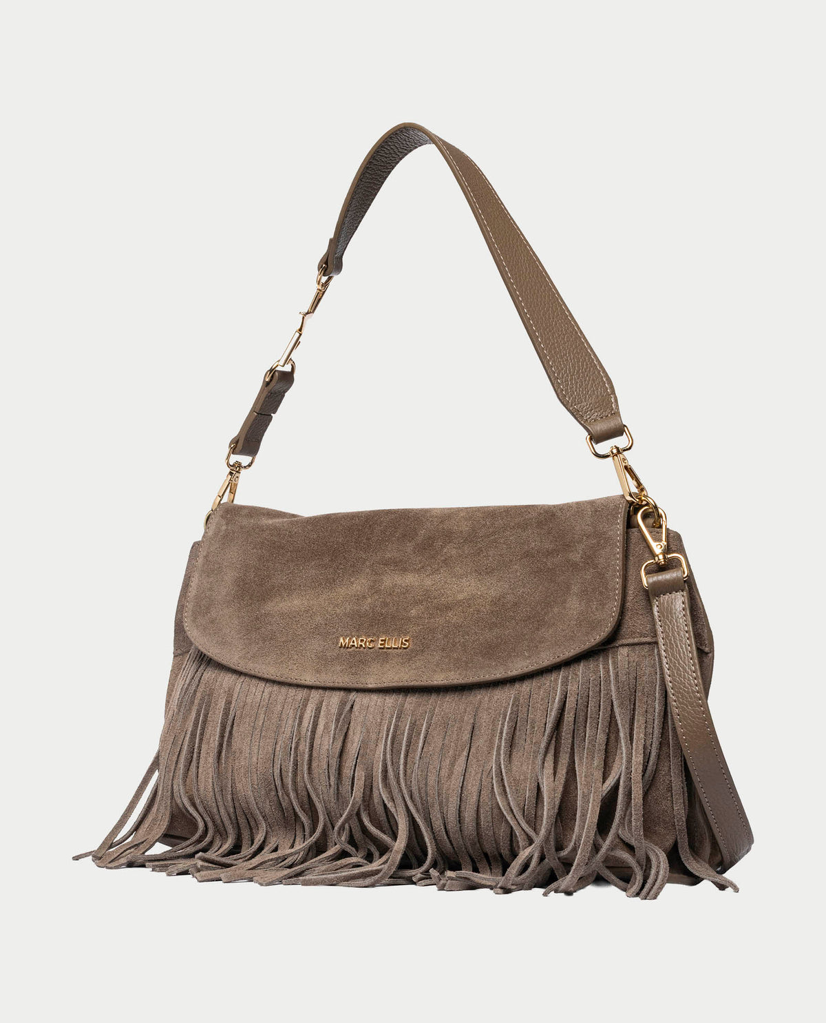 Borsa a spalla Marc Ellis donna con frange 