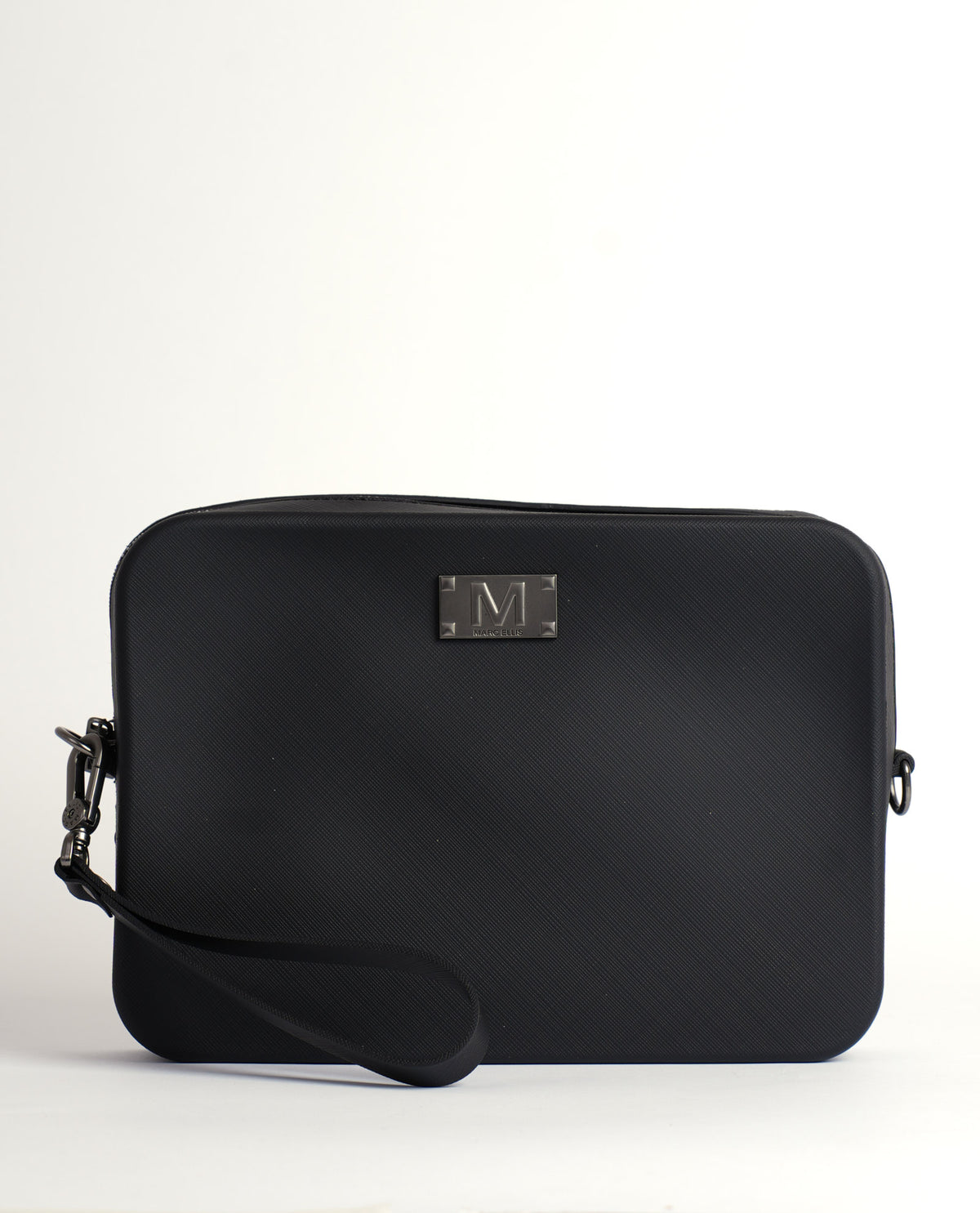 Borsa Marc Ellis con finitura liscia gommata 