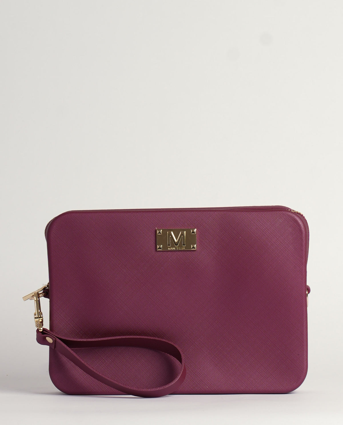 Borsa Marc Ellis con finitura liscia gommata 