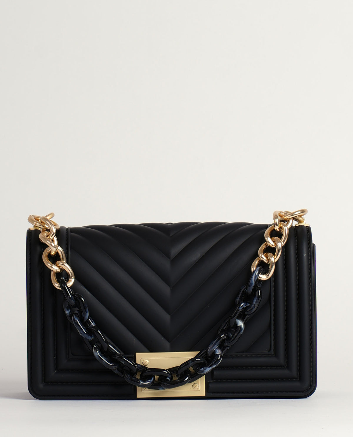 Borsa donna Marc Ellis con motivo trapuntato chevron 
