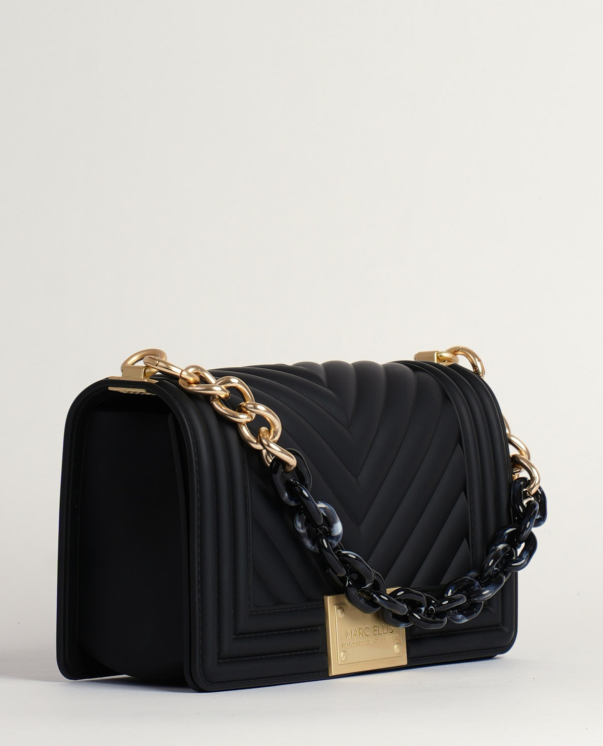 Borsa donna Marc Ellis con motivo trapuntato chevron 