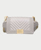 Marc Ellis women's bag with chevron quilted pattern