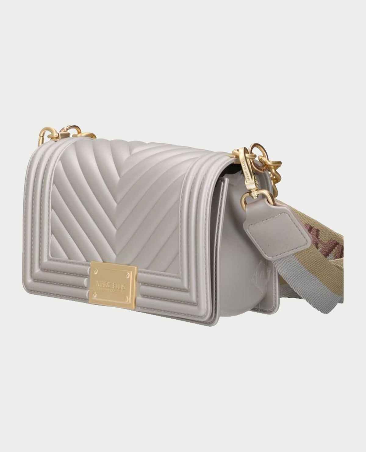 Borsa donna Marc Ellis con motivo trapuntato chevron 