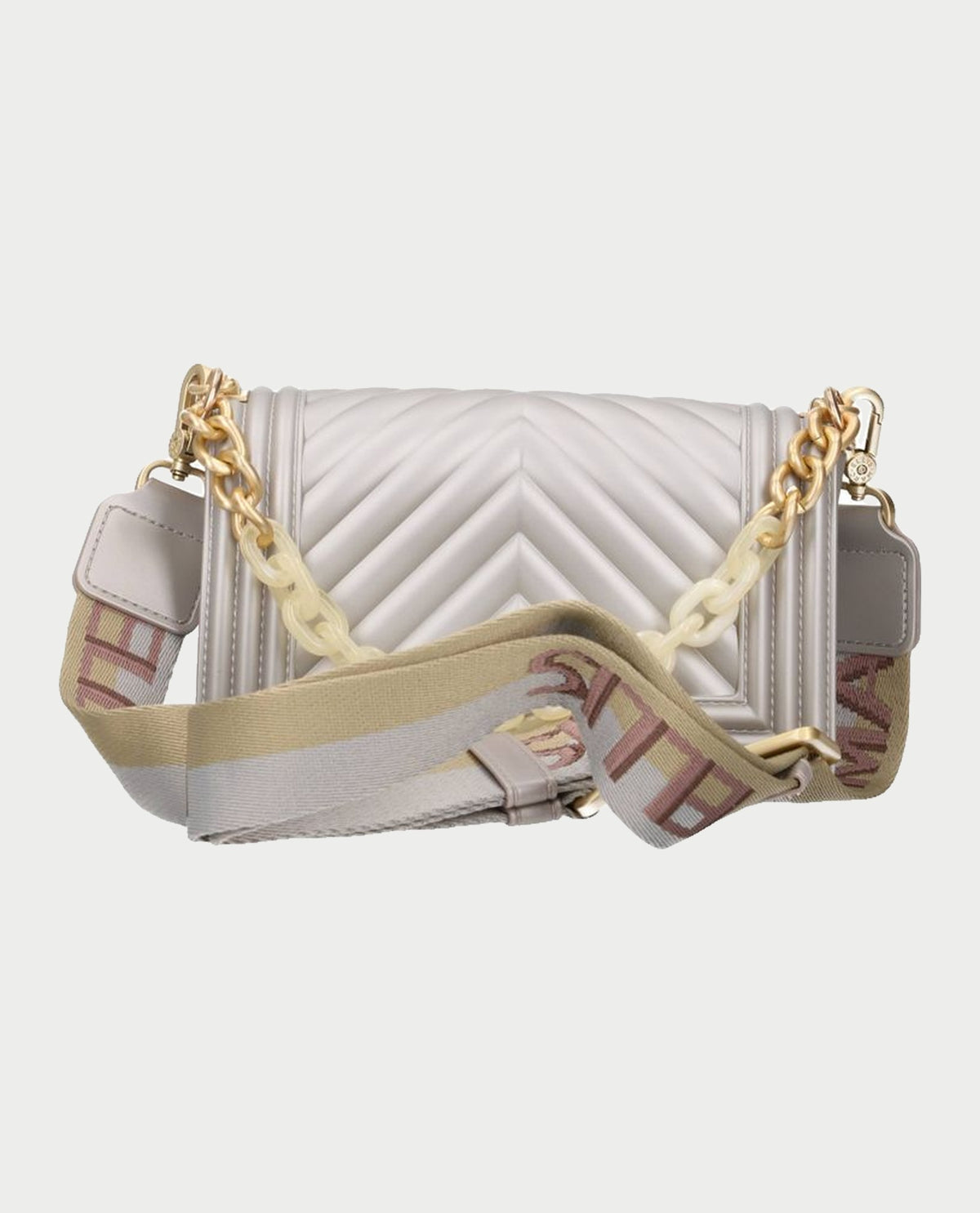 Borsa donna Marc Ellis con motivo trapuntato chevron 