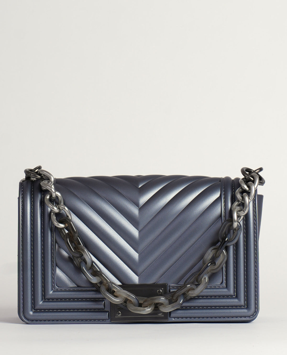 Borsa donna Marc Ellis con motivo trapuntato chevron 