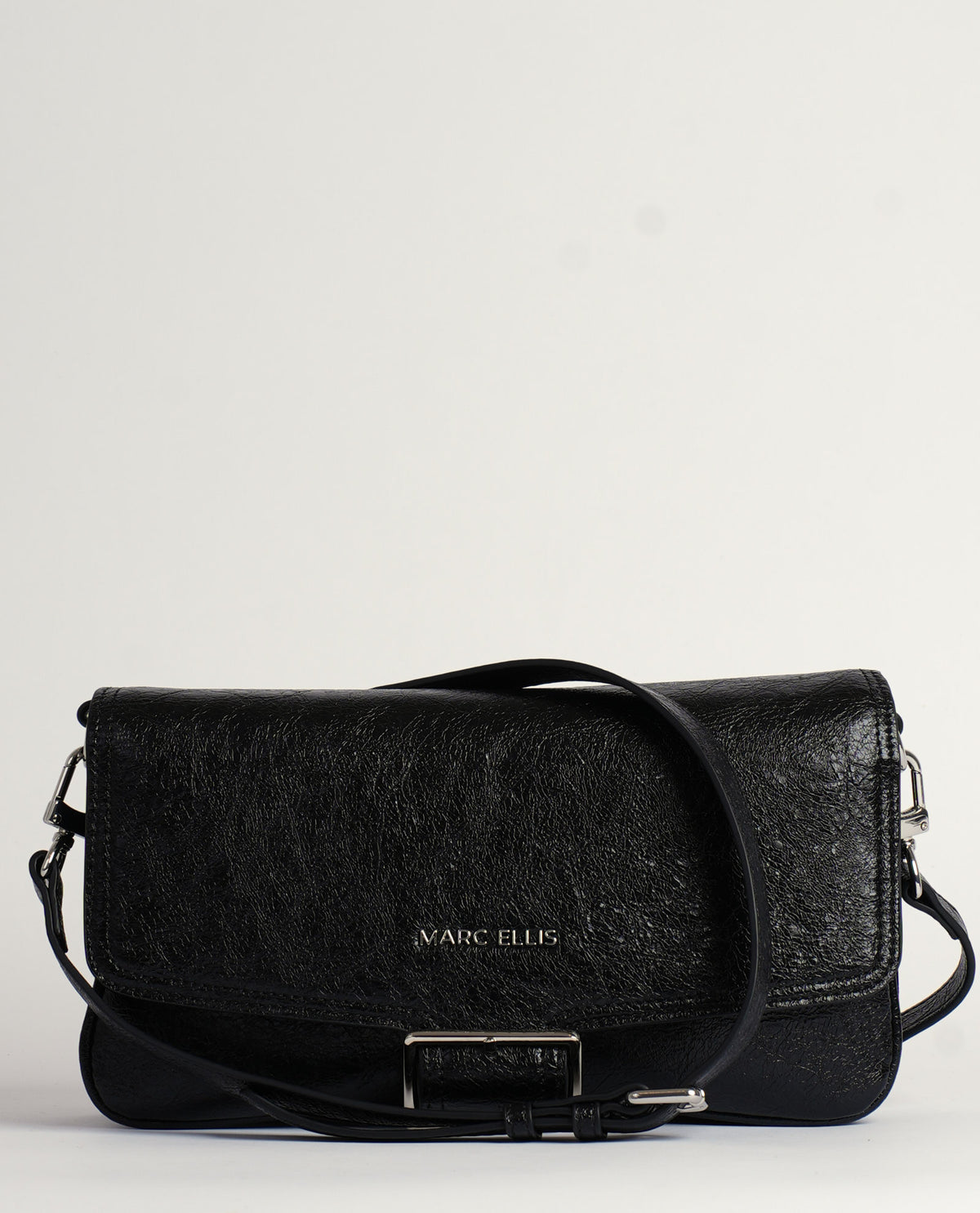 Borsa donna Marc Ellis con finitura effetto stropicciato 