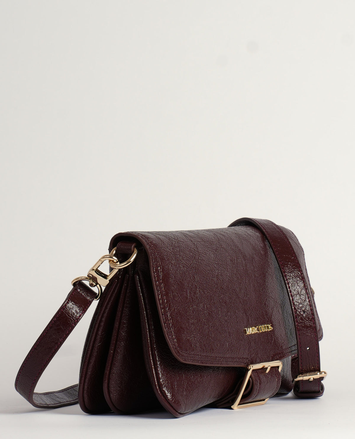 Borsa donna Marc Ellis con finitura effetto stropicciato 