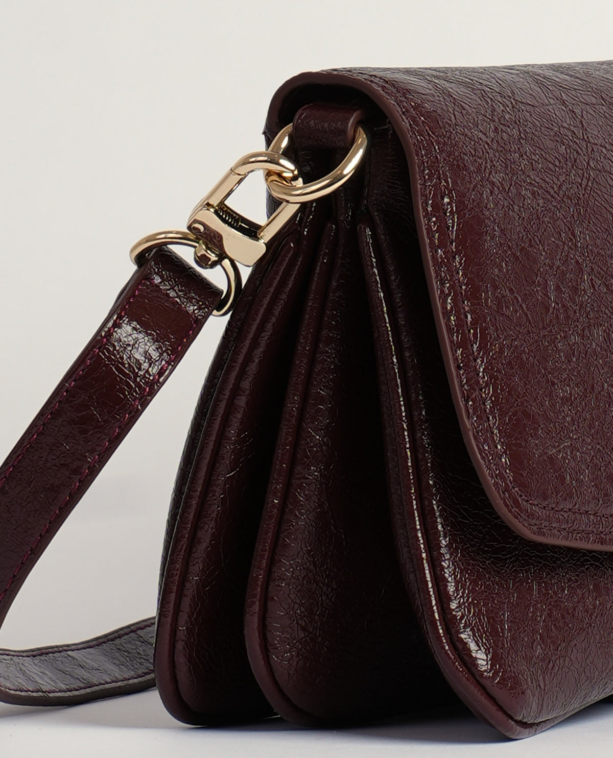Borsa donna Marc Ellis con finitura effetto stropicciato 