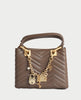 Marc Ellis bag with matelassé finish and gold-tone charms