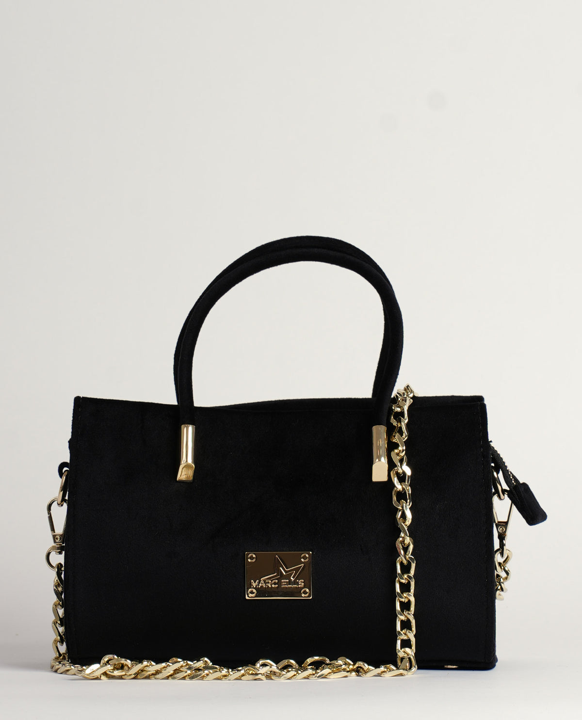 Borsa donna Marc Ellis con tracolla in catena dorata 
