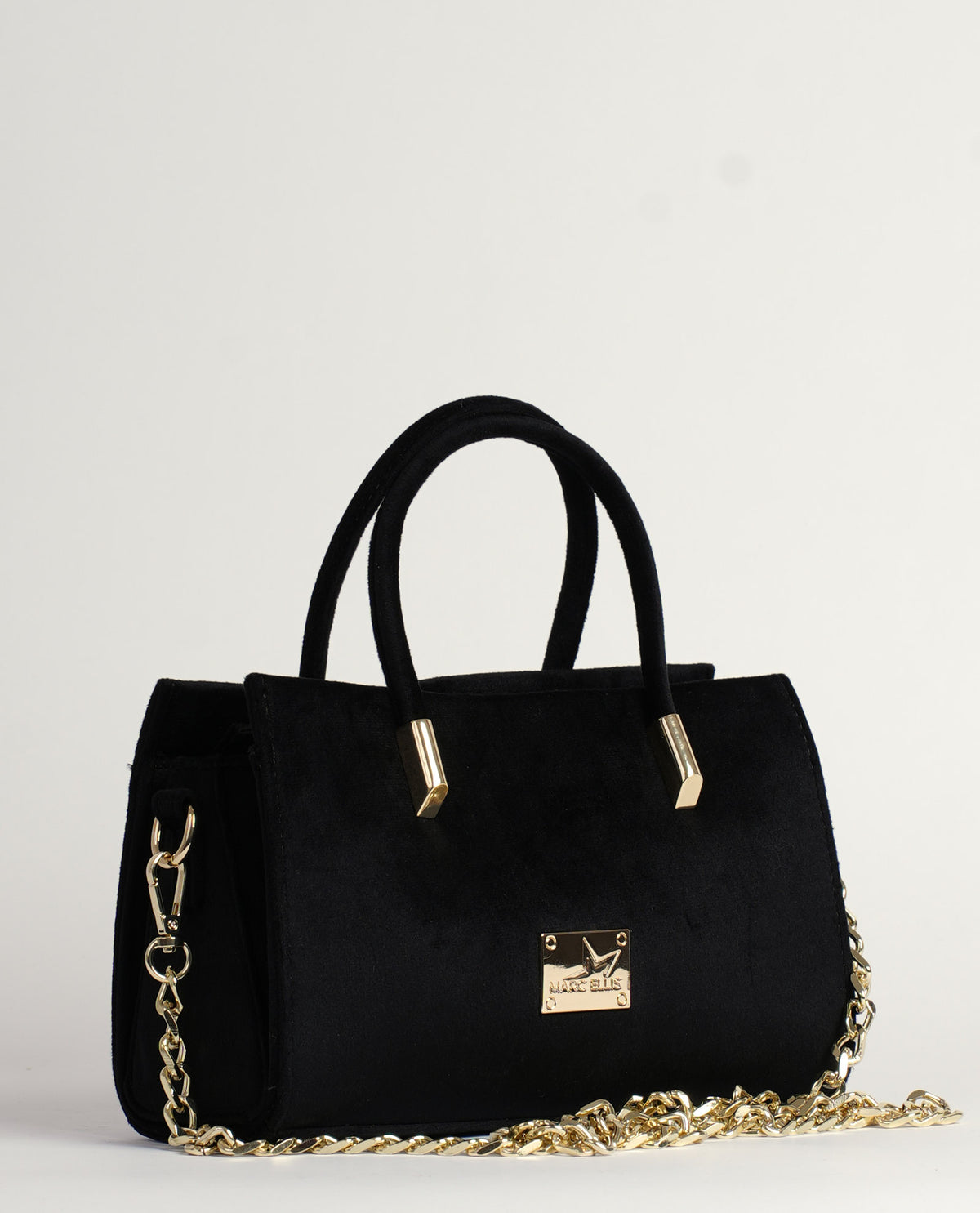Borsa donna Marc Ellis con tracolla in catena dorata 