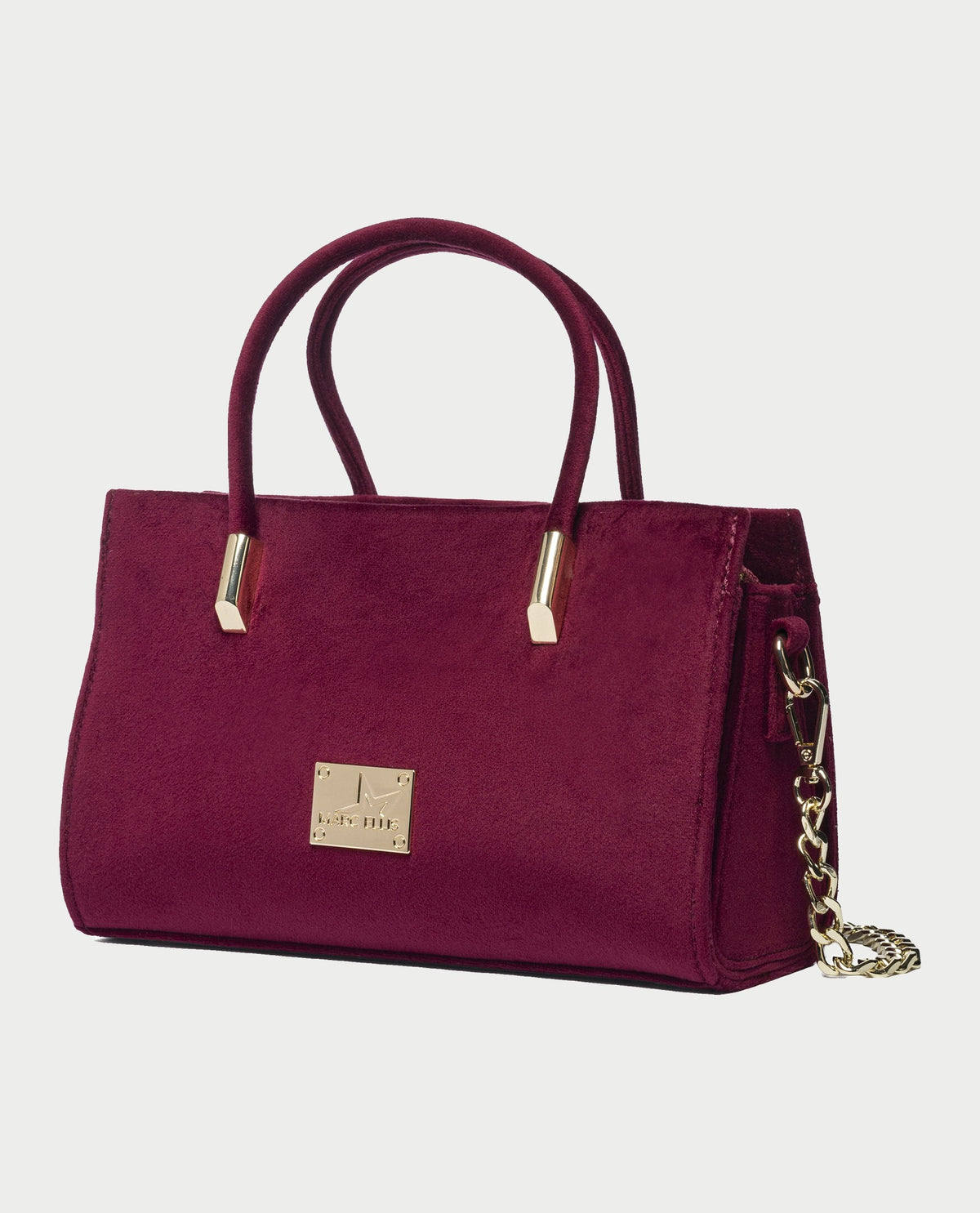 Borsa donna Marc Ellis con tracolla in catena dorata 