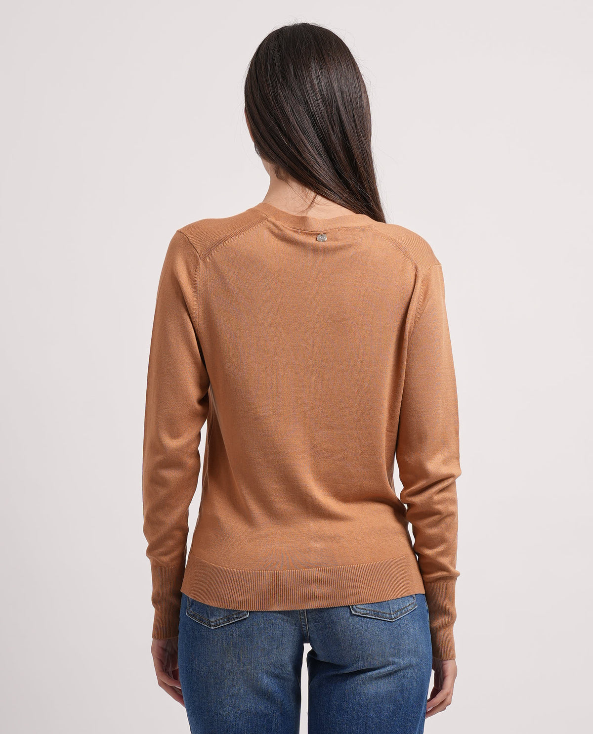 Cardigan Markup con bottoni e ampia scollatura 