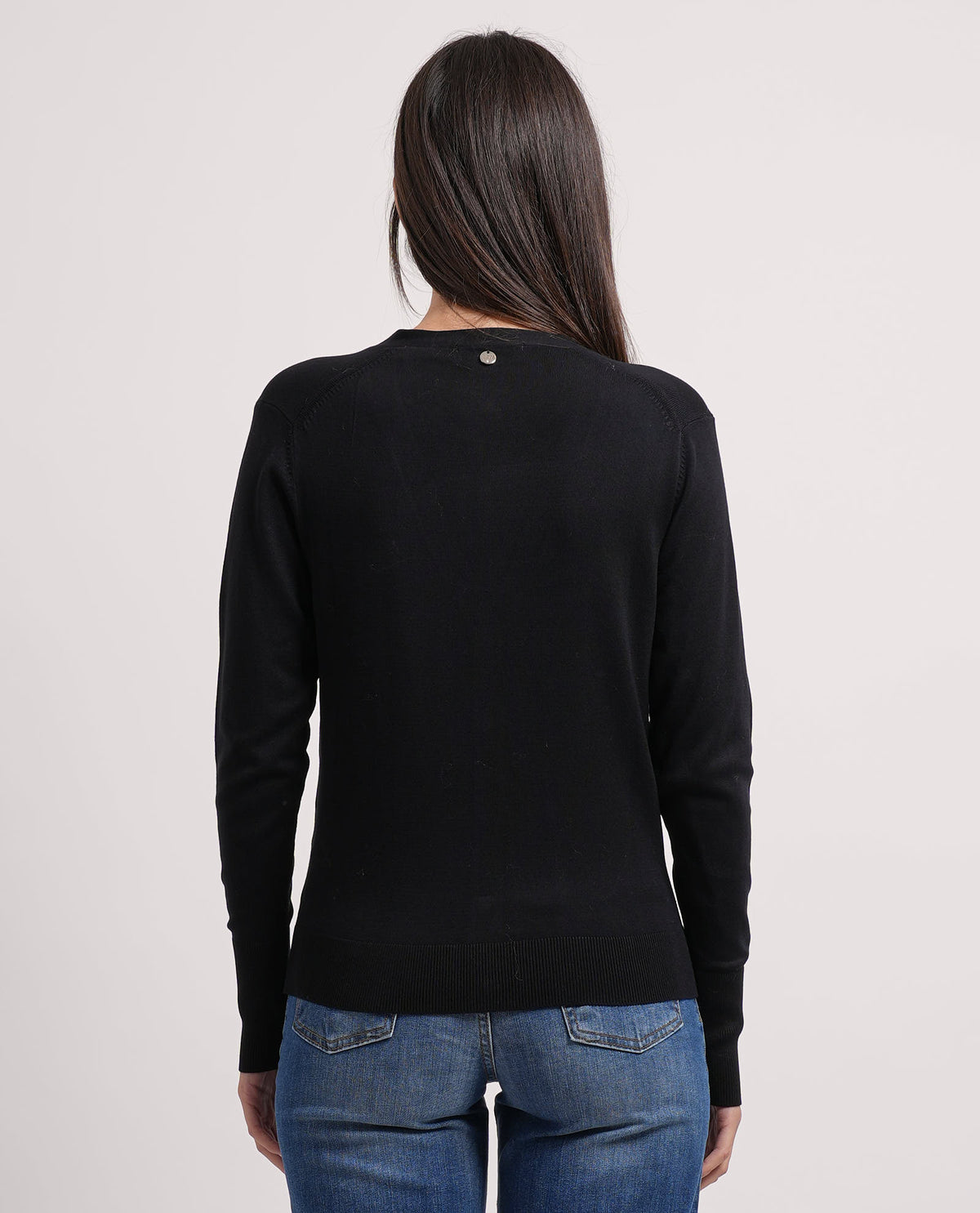 Cardigan Markup con bottoni e ampia scollatura 