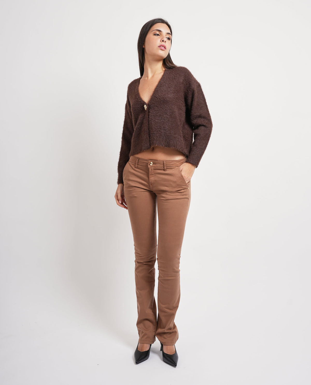 Maglione donna Markup con bottone 