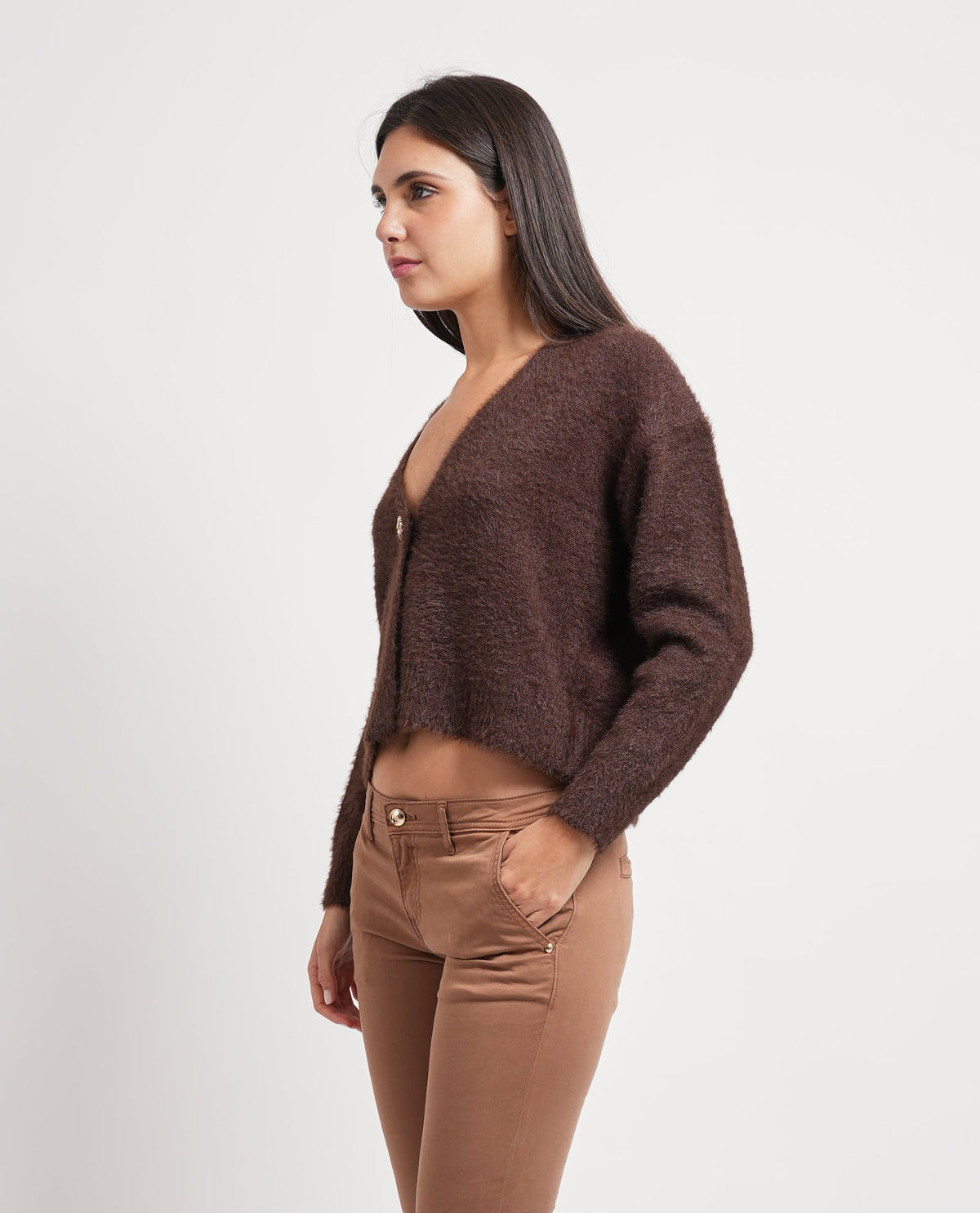 Maglione donna Markup con bottone 