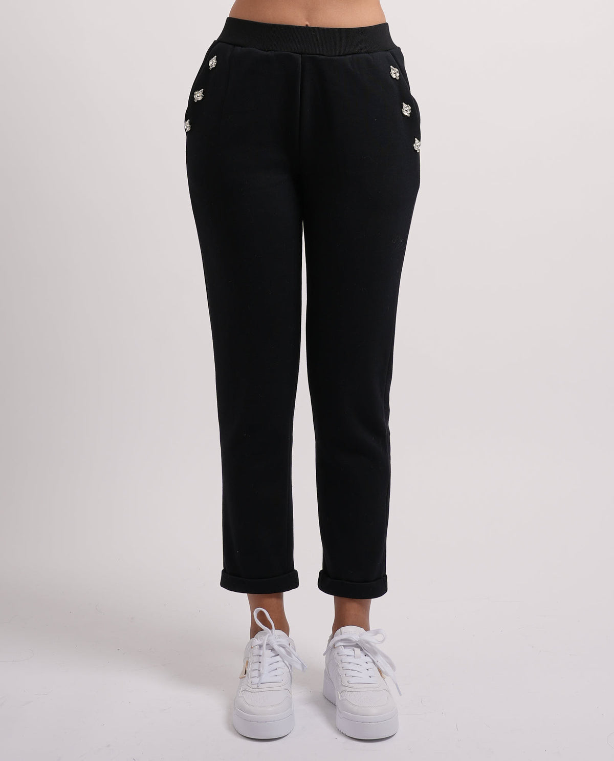 Pantaloni donna Markup con elastico in vita 