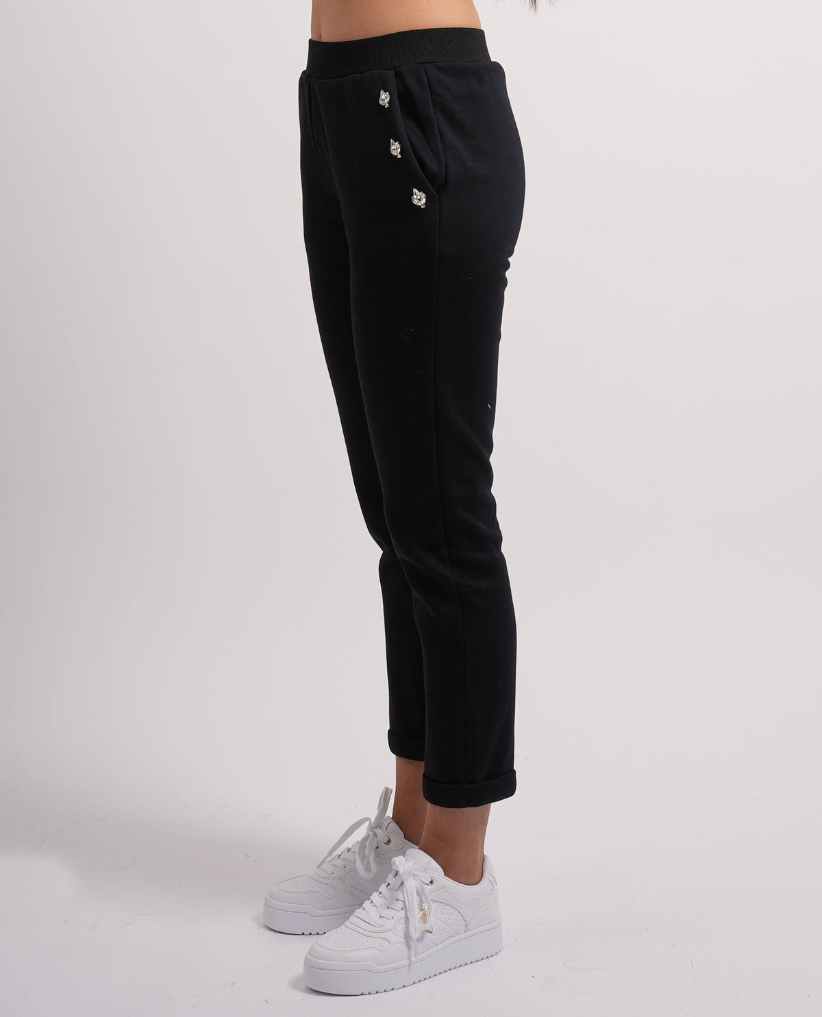 Pantaloni donna Markup con elastico in vita 