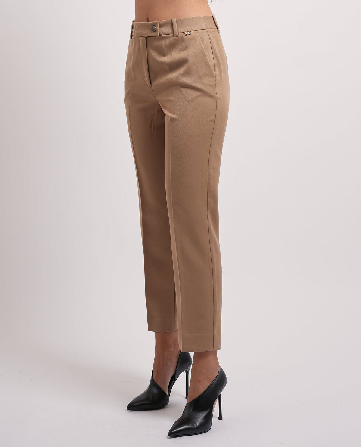 Pantaloni donna Markup in flanella pettinata 
