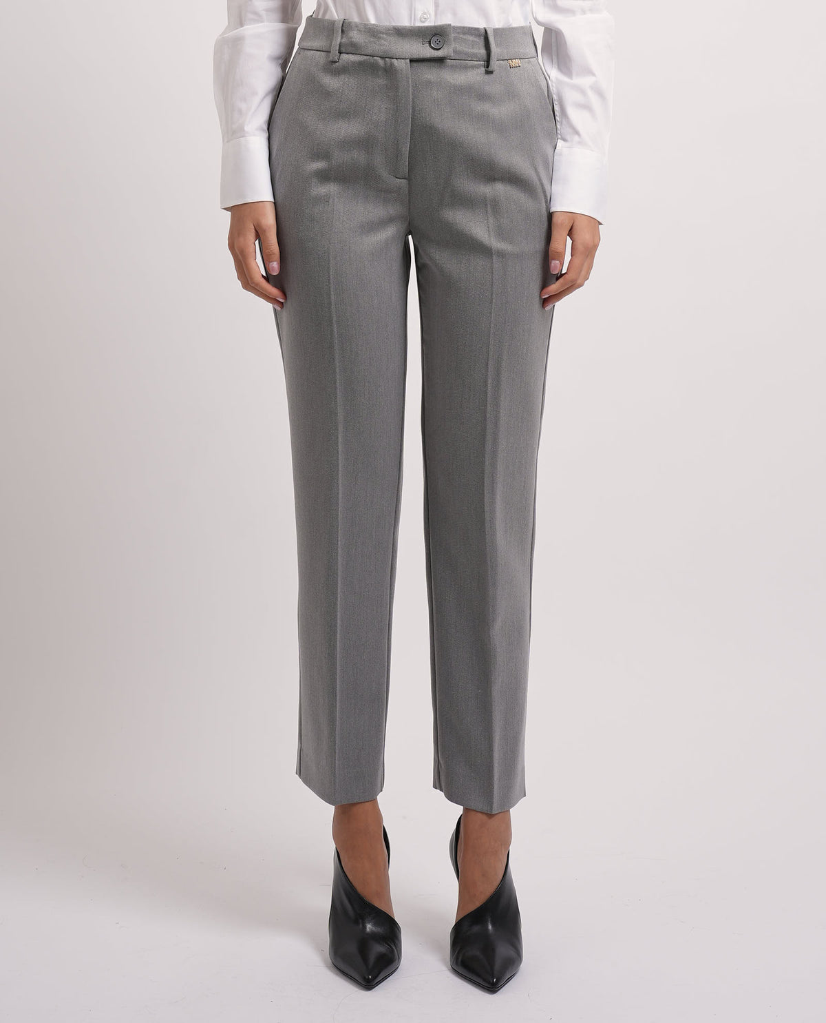 Pantaloni donna Markup in flanella pettinata 