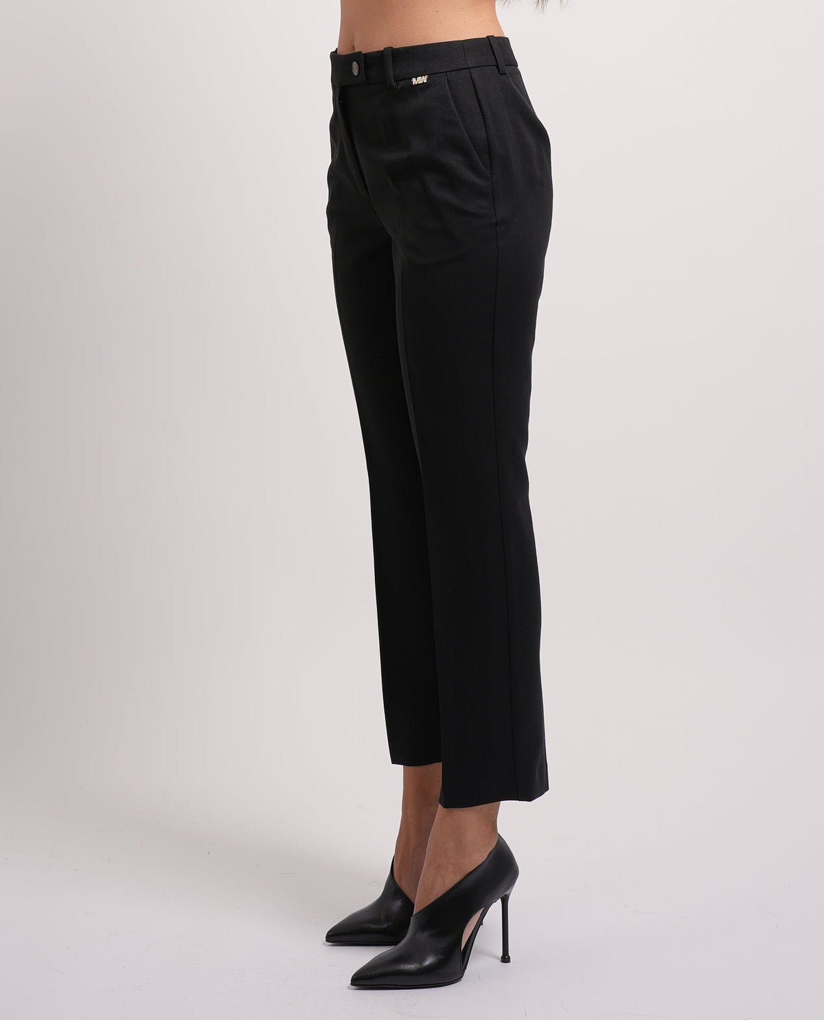 Pantaloni donna Markup in flanella pettinata 