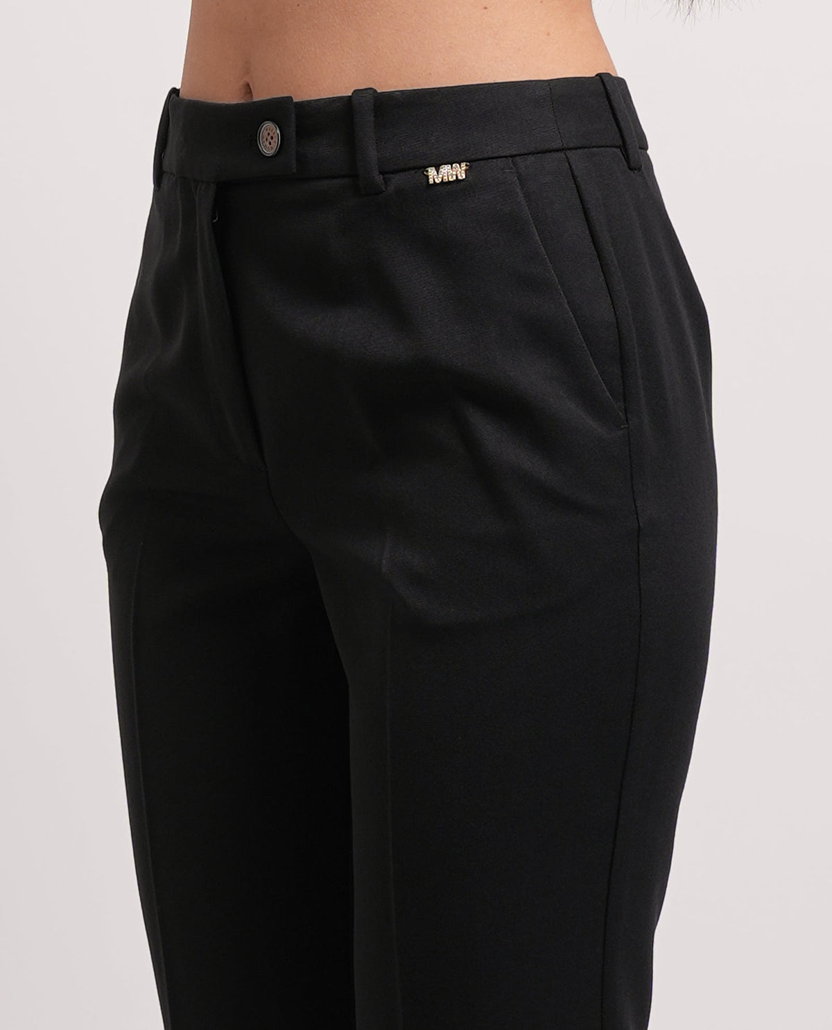 Pantaloni donna Markup in flanella pettinata 