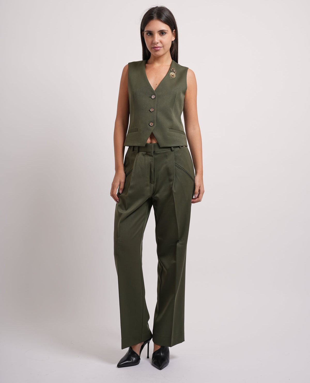 Completo donna Markup gilet e pantaloni 